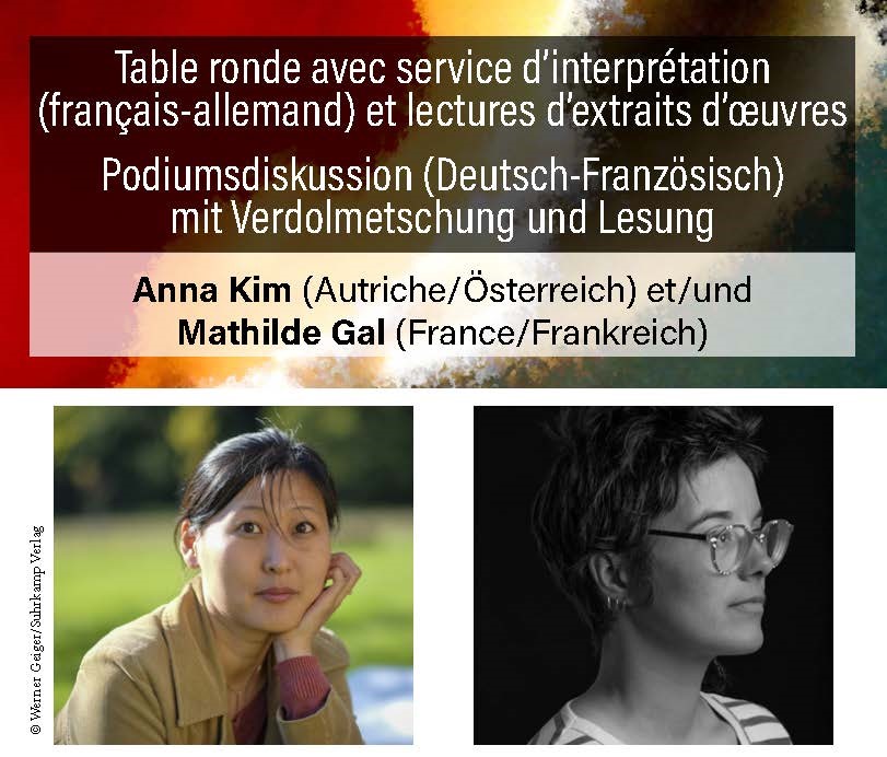 Table ronde et lectures d’extraits d’oeuvres