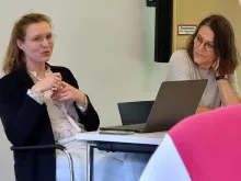 Estelle Evrard and Elisabeth Boesen