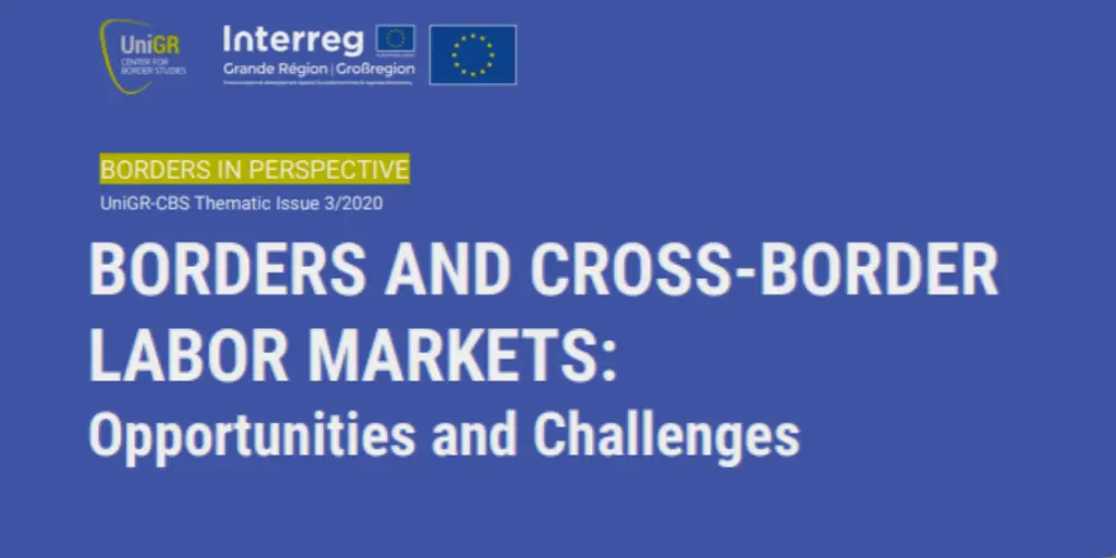 New UniGR-CBS Publication : Thematic Issue about cross-border Labor Markets